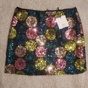 Sequin Mini Skirt
